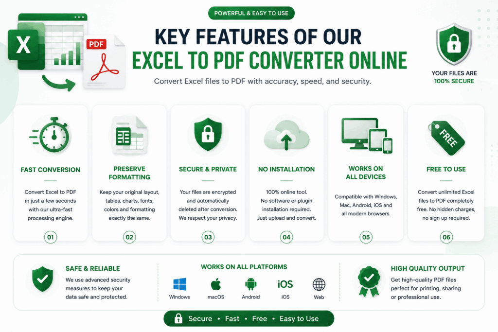 Excel to PDF Converter Online