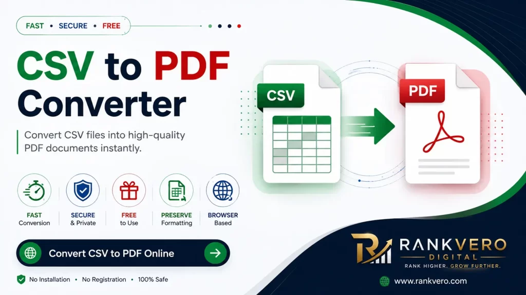 CSV to PDF Converter
