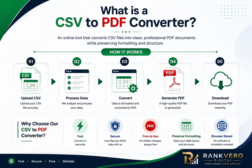 CSV to PDF Converter