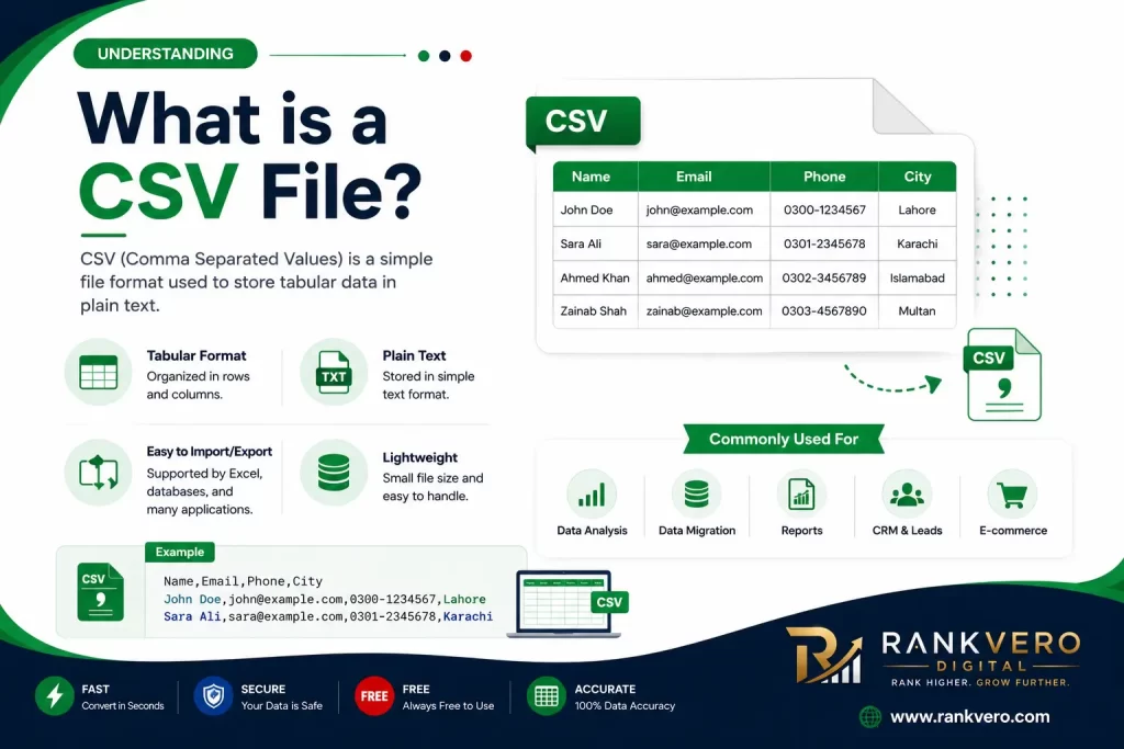 Convert CSV to PDF Online Free