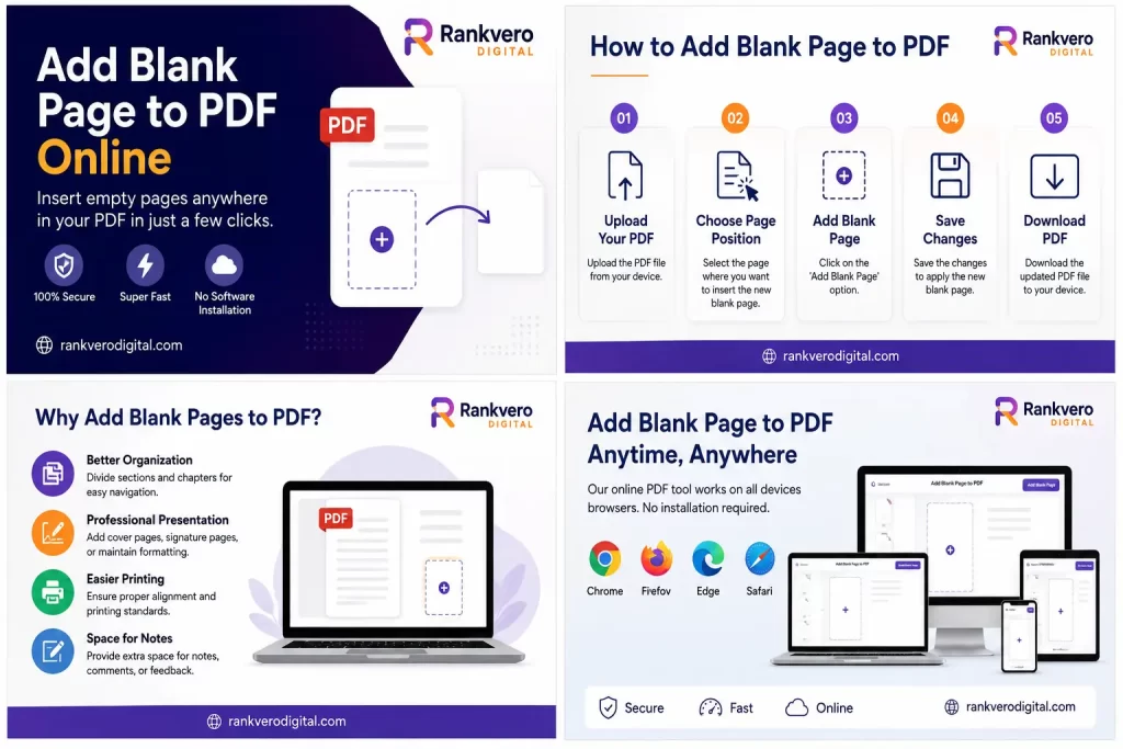ADD Blank to PDF